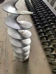 rosca helicoidal para transporte de grãos