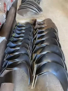 helicoide industrial com acabamento preciso