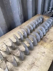 rosca helicoidal para misturador industrial