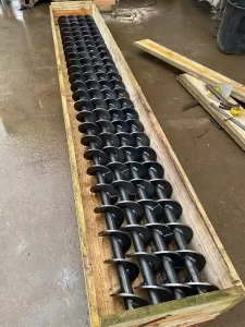 helicoide sob encomenda em aço inox